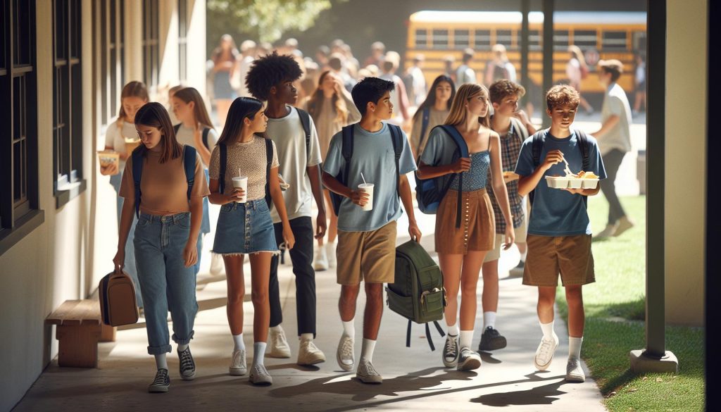 Do High School Students Take Backpacks to Lunch: School Life