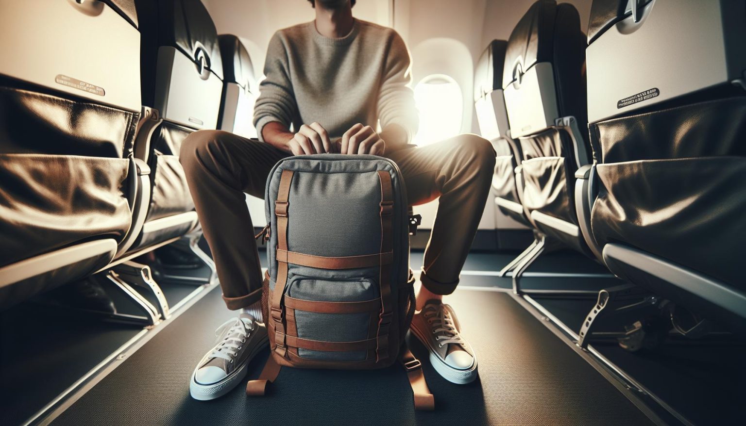 What Size Backpack Fits Under Airplane Seat: Travel Guide