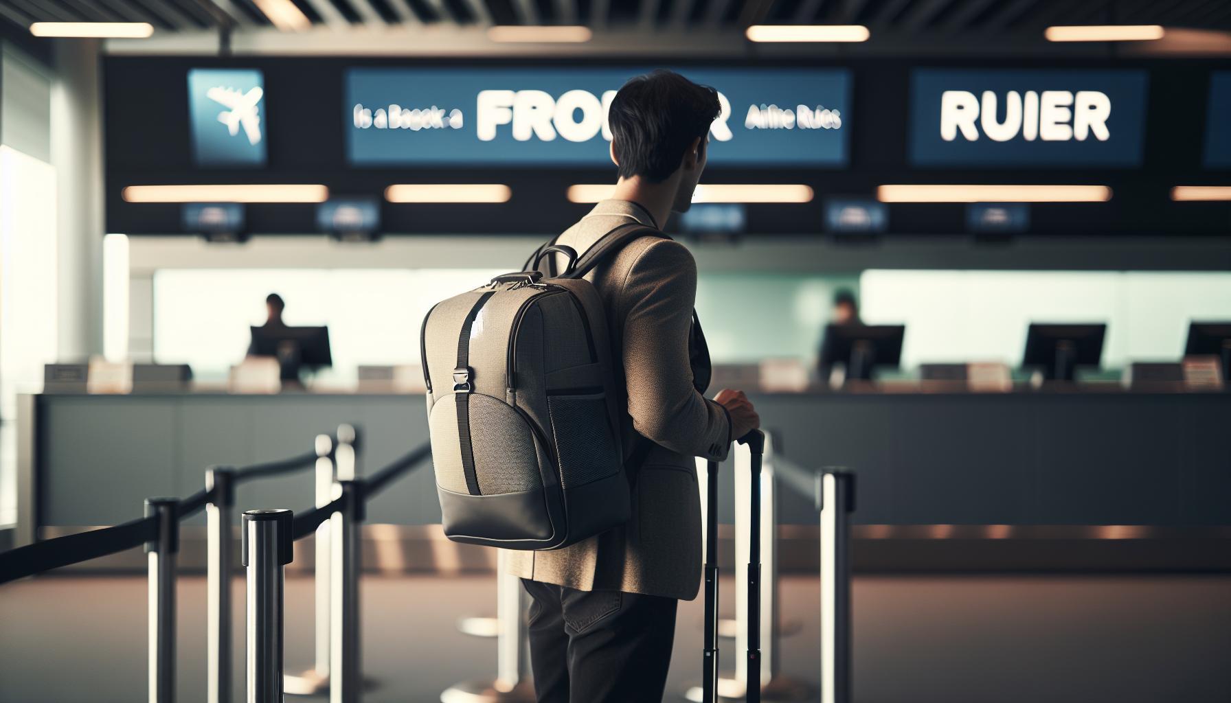 Is A Backpack A Personal Item Frontier? Airline Rules » TheNewArtemis.com