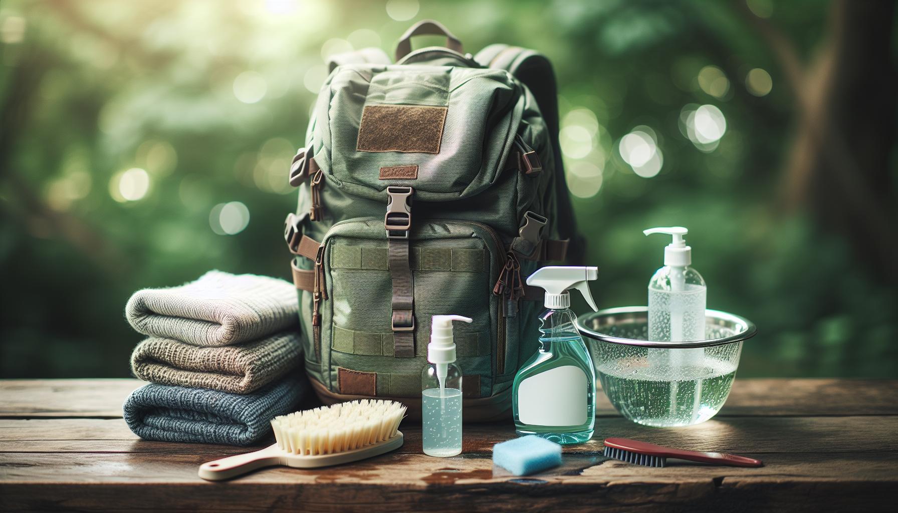 Essential Supplies for Backpack Washing