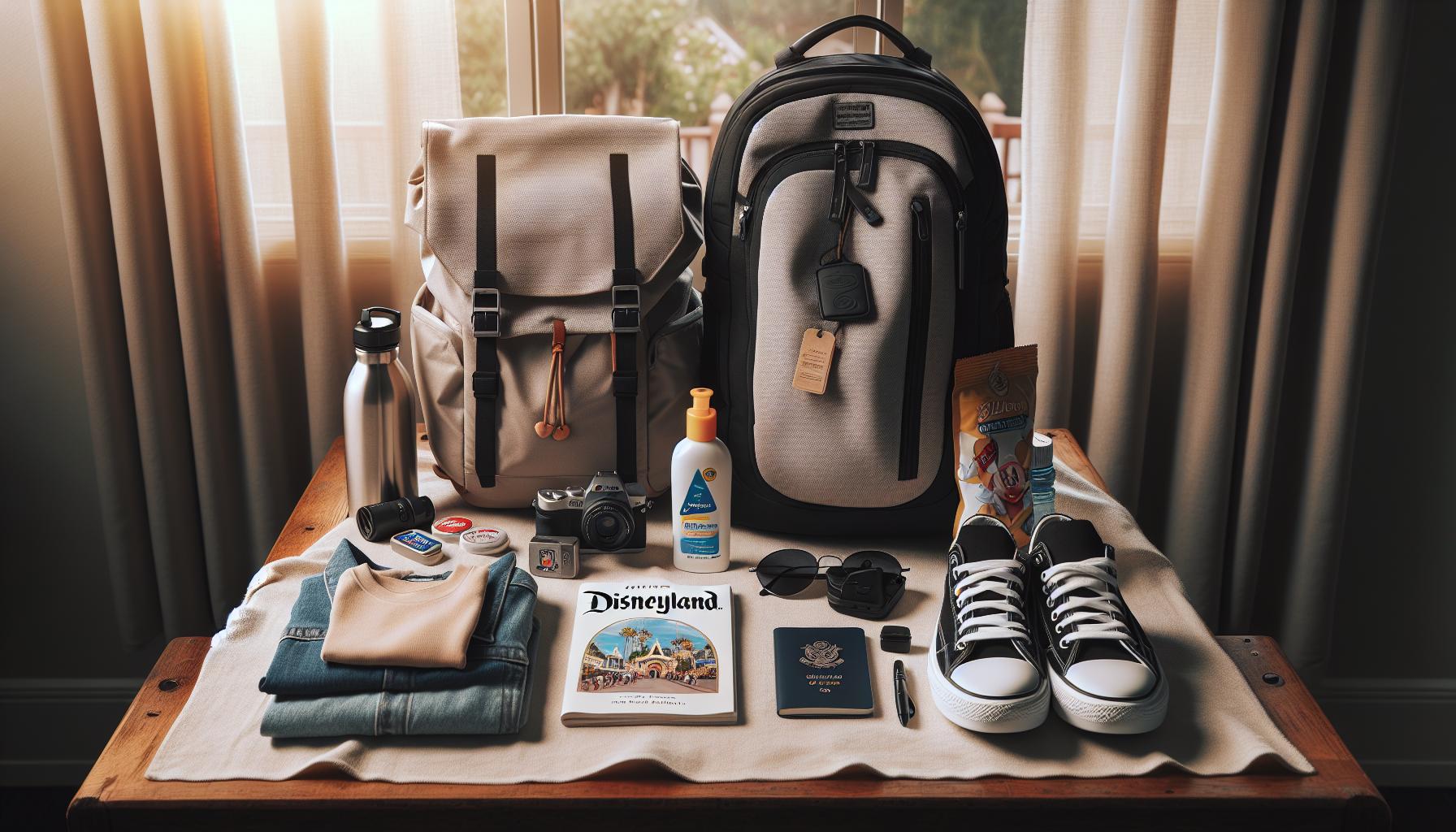 Tips for Packing Your Backpack for Disneyland