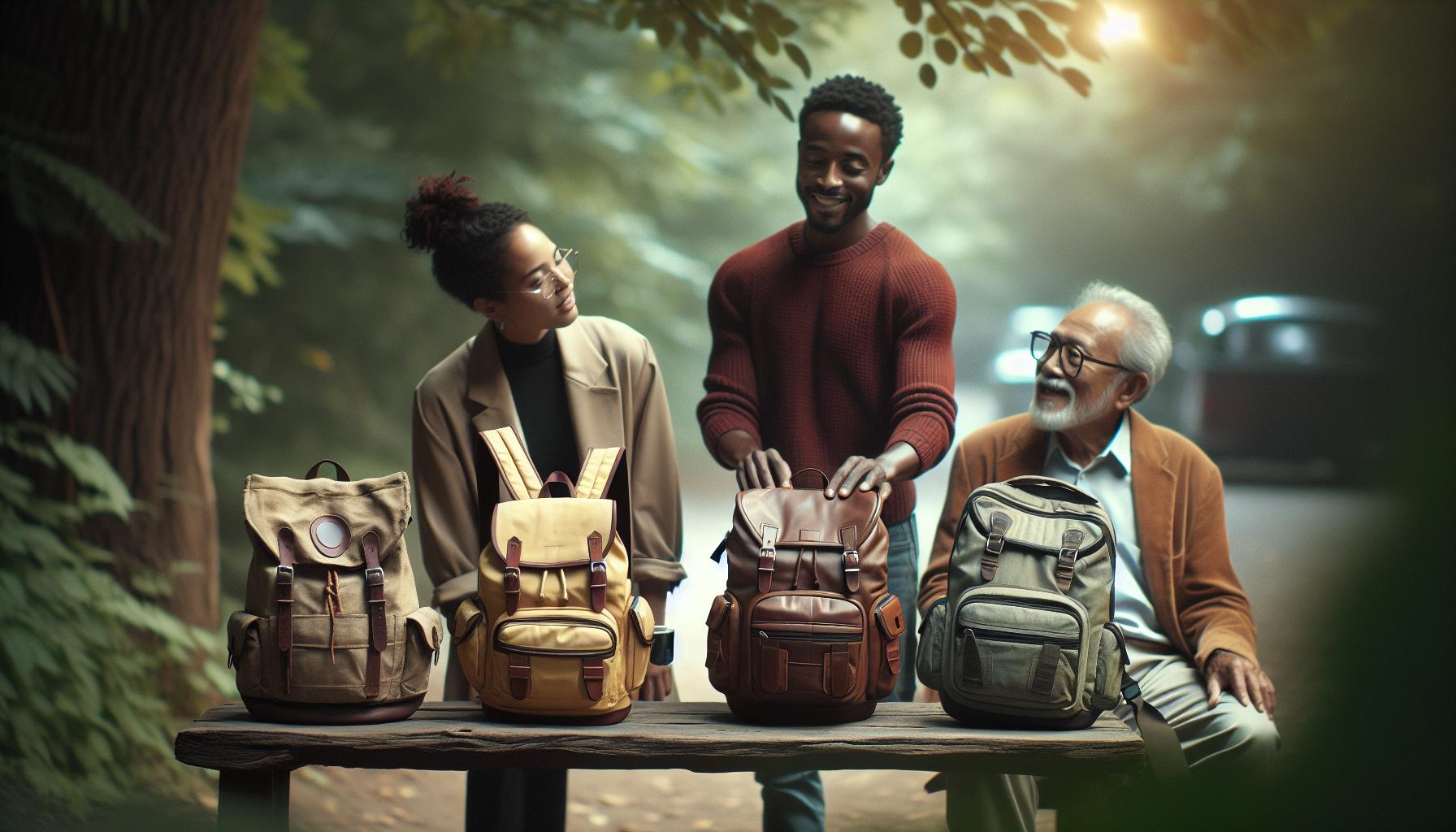 Exploring the Evolution of Materials in Backpacks