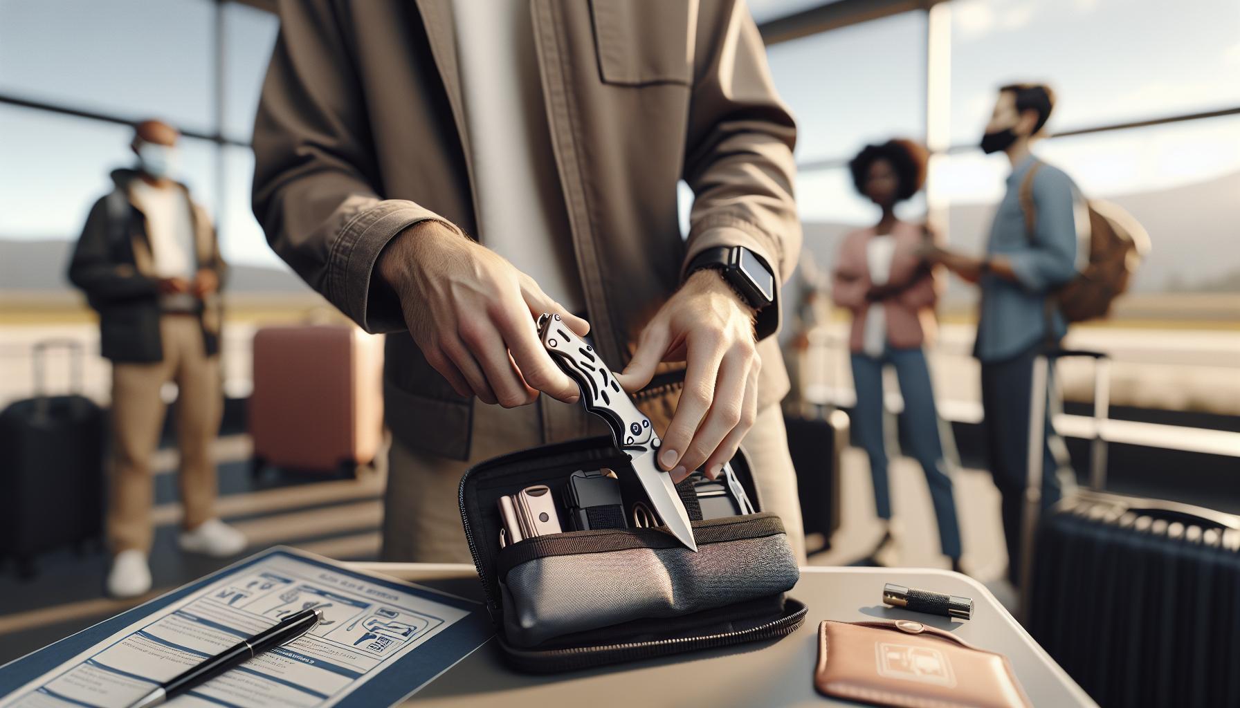 Safety Tips for Traveling with Pocket Knives