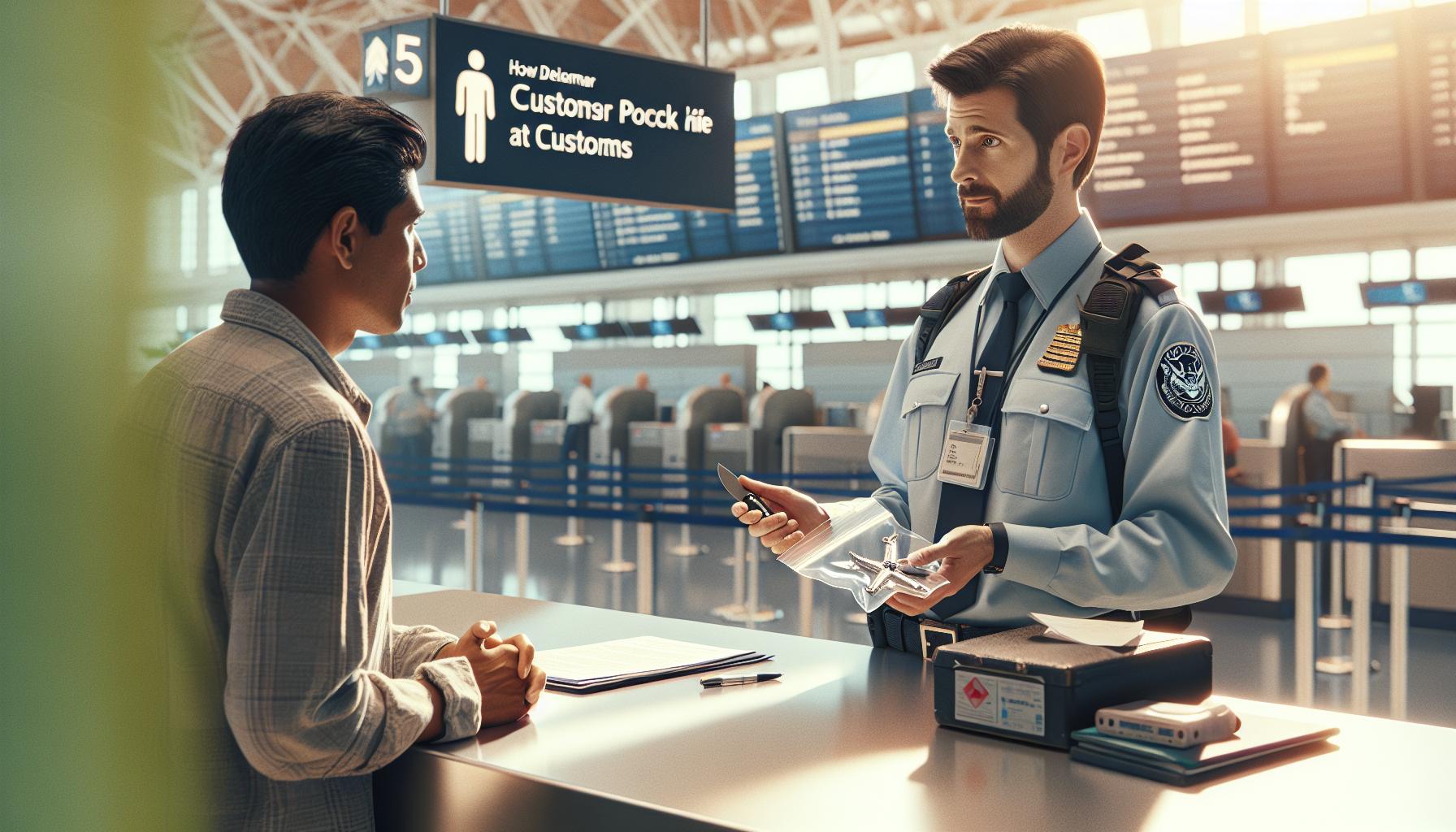 How to Declare Your Pocket Knife at Customs