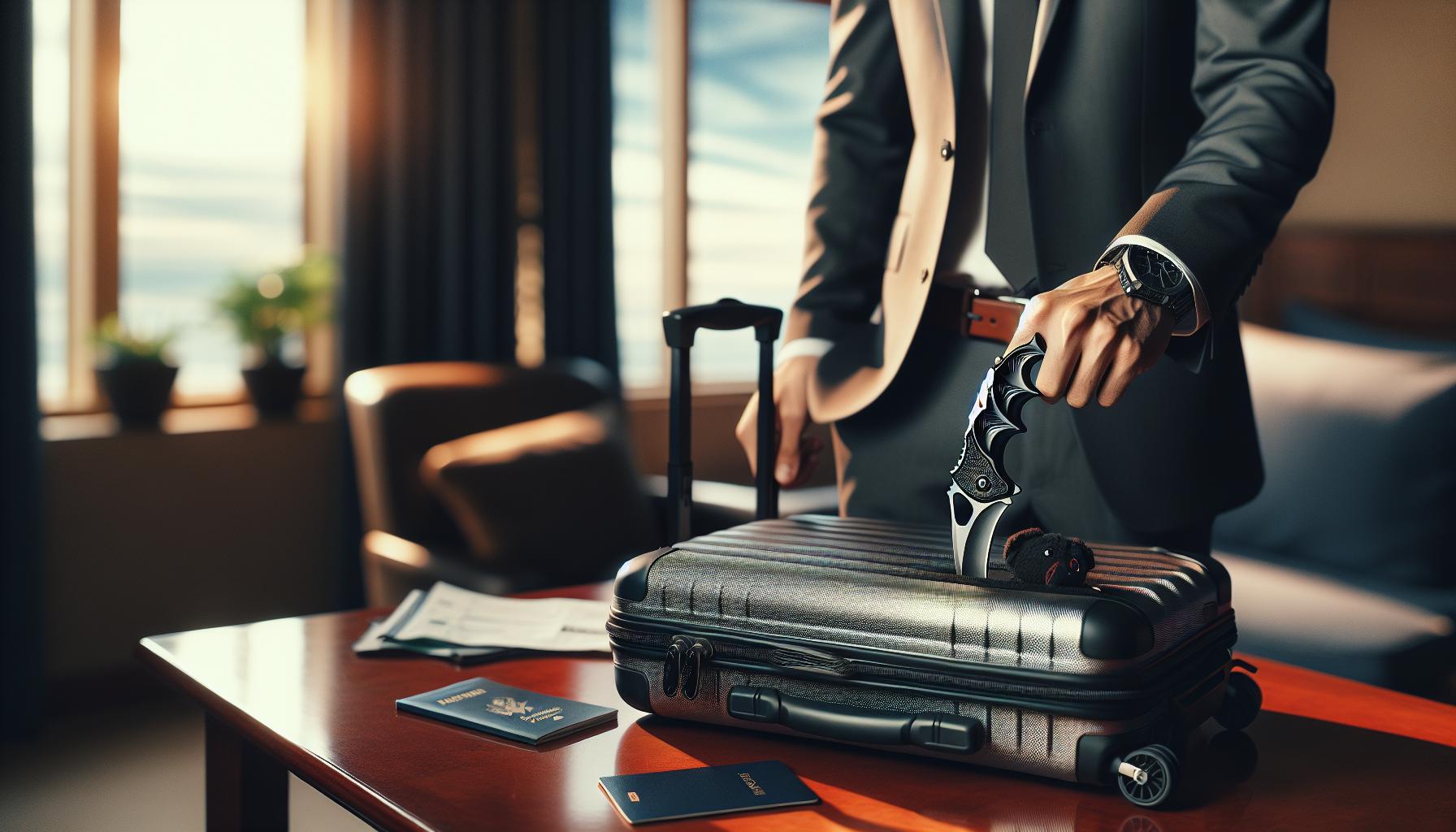 Transporting Karambits: Rules for Travelers