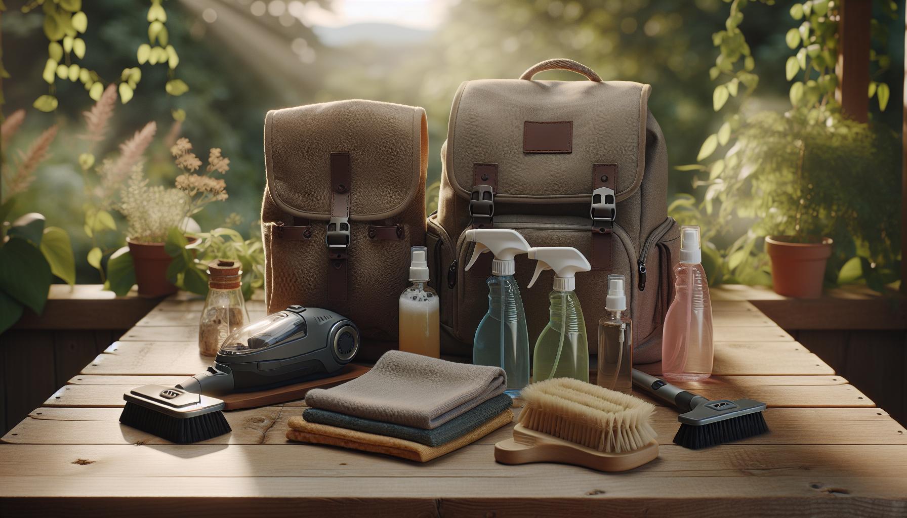 Essential Tools for Backpack Cleaning