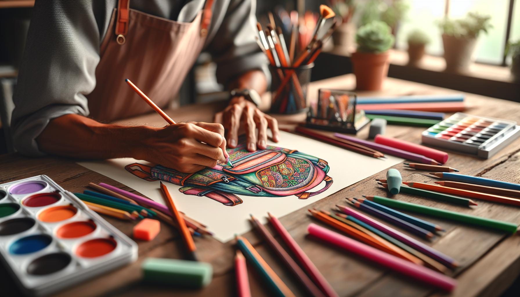 Coloring Your Backpack Drawing: Tips for Vibrant Results