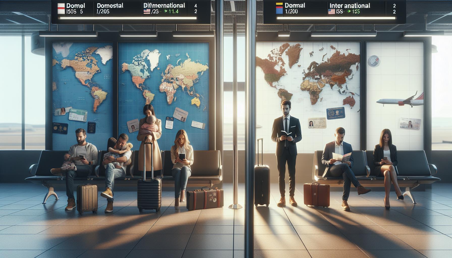 Differences Between Domestic and International Flights