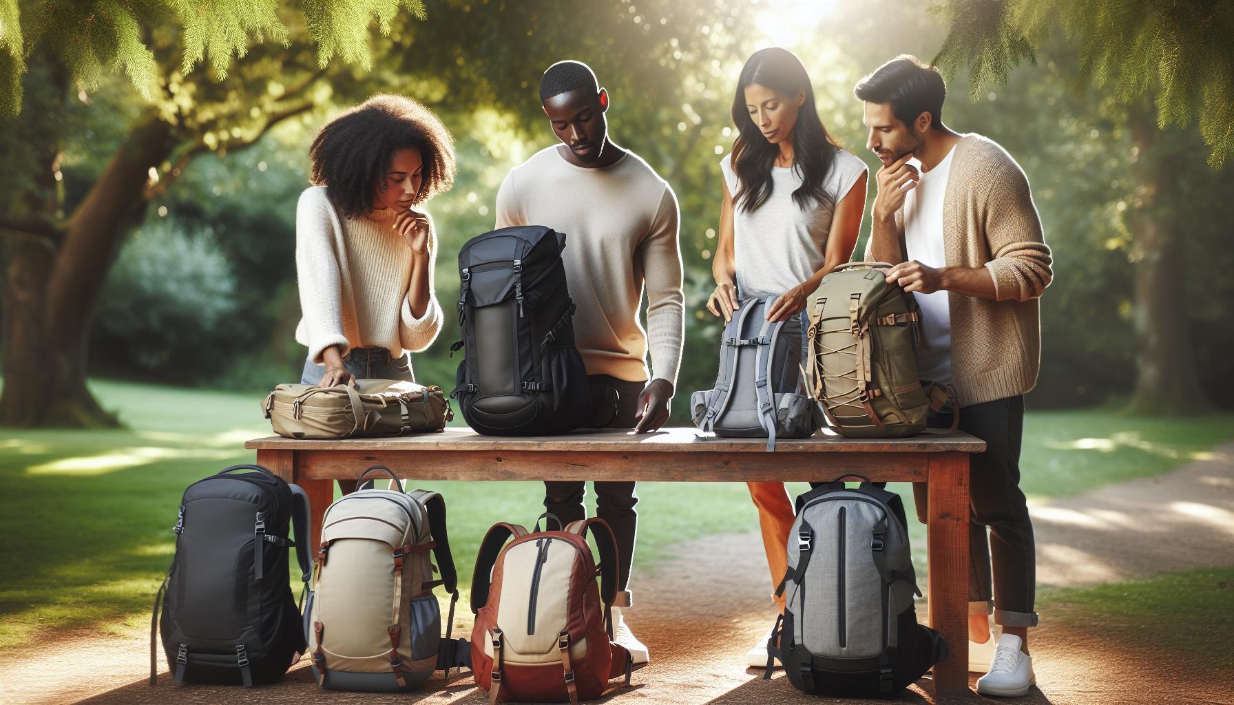 Selecting Backpacks for Different Activities