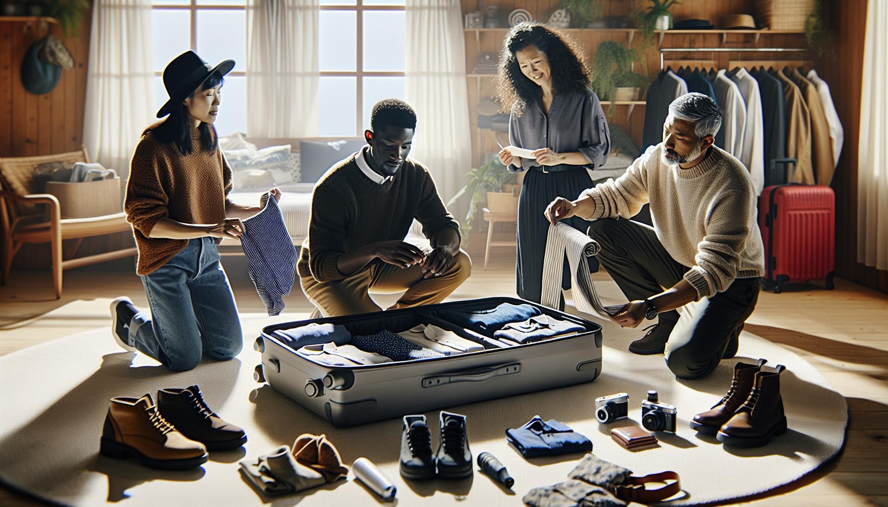 Strategic Clothing Choices for Optimal Packing