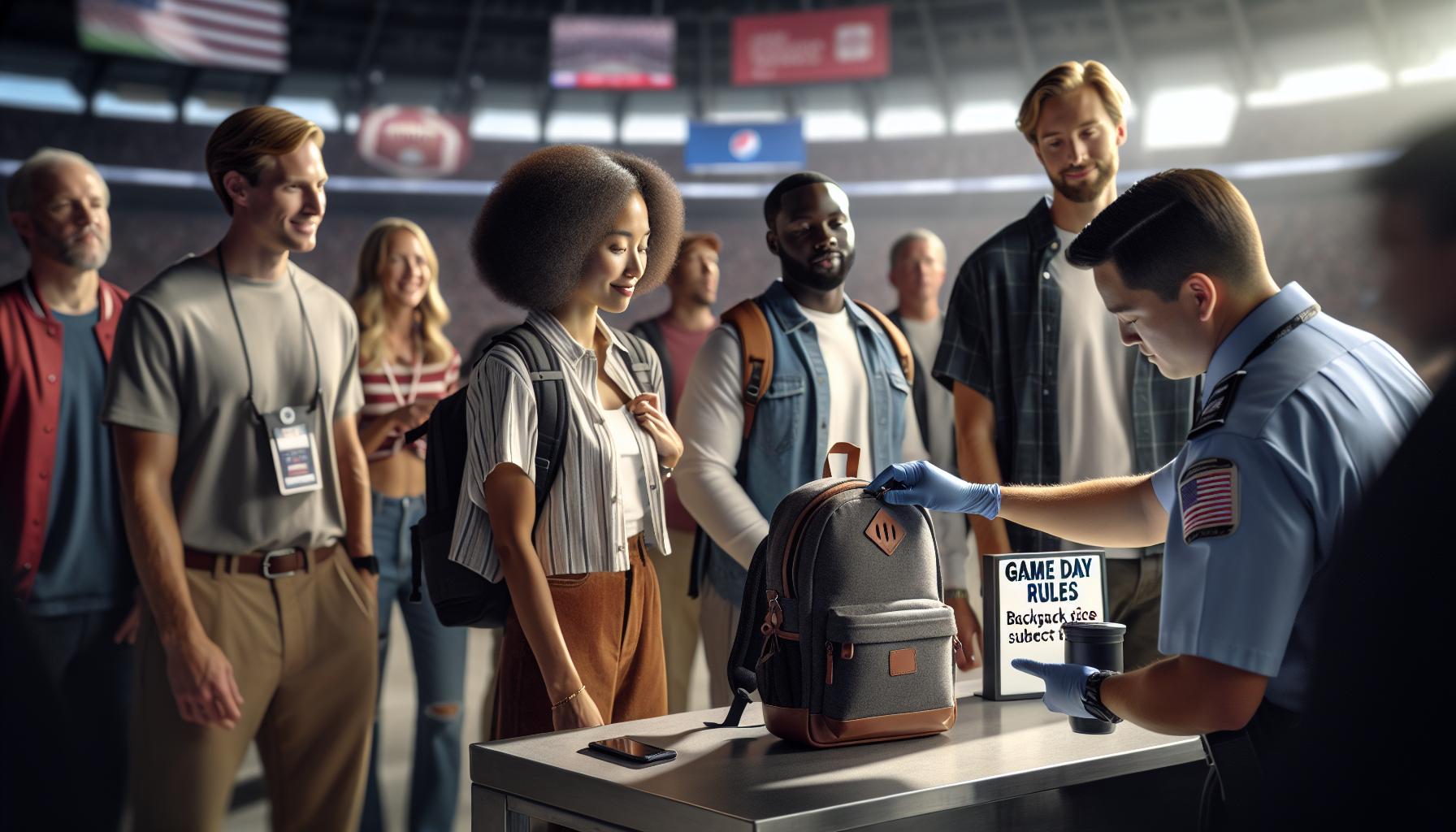 Essential Game Day Rules About Backpacks