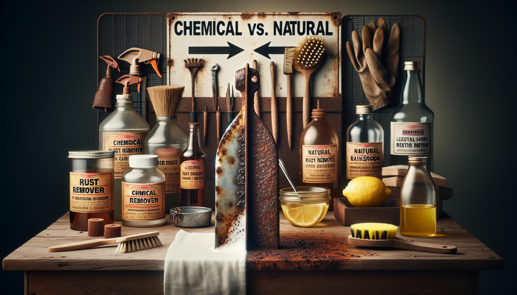 Chemical vs. Natural Rust Removal Methods