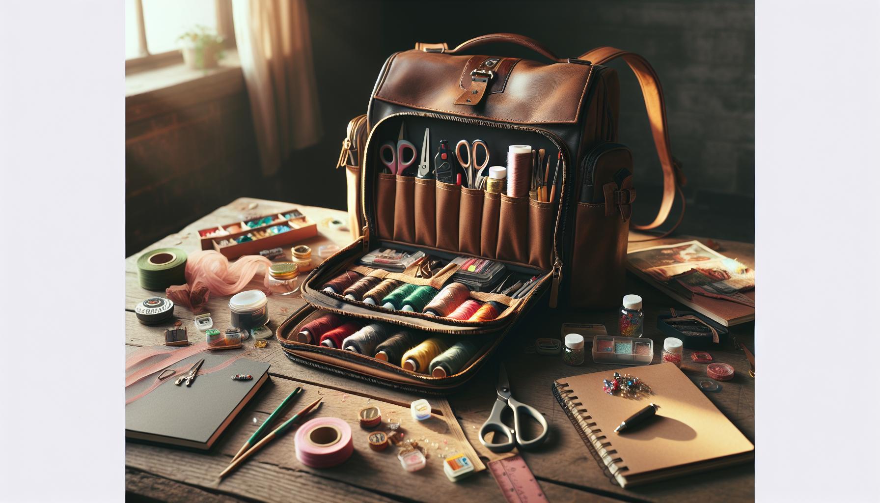 Tips for Organizing Your Backpack for Crafting