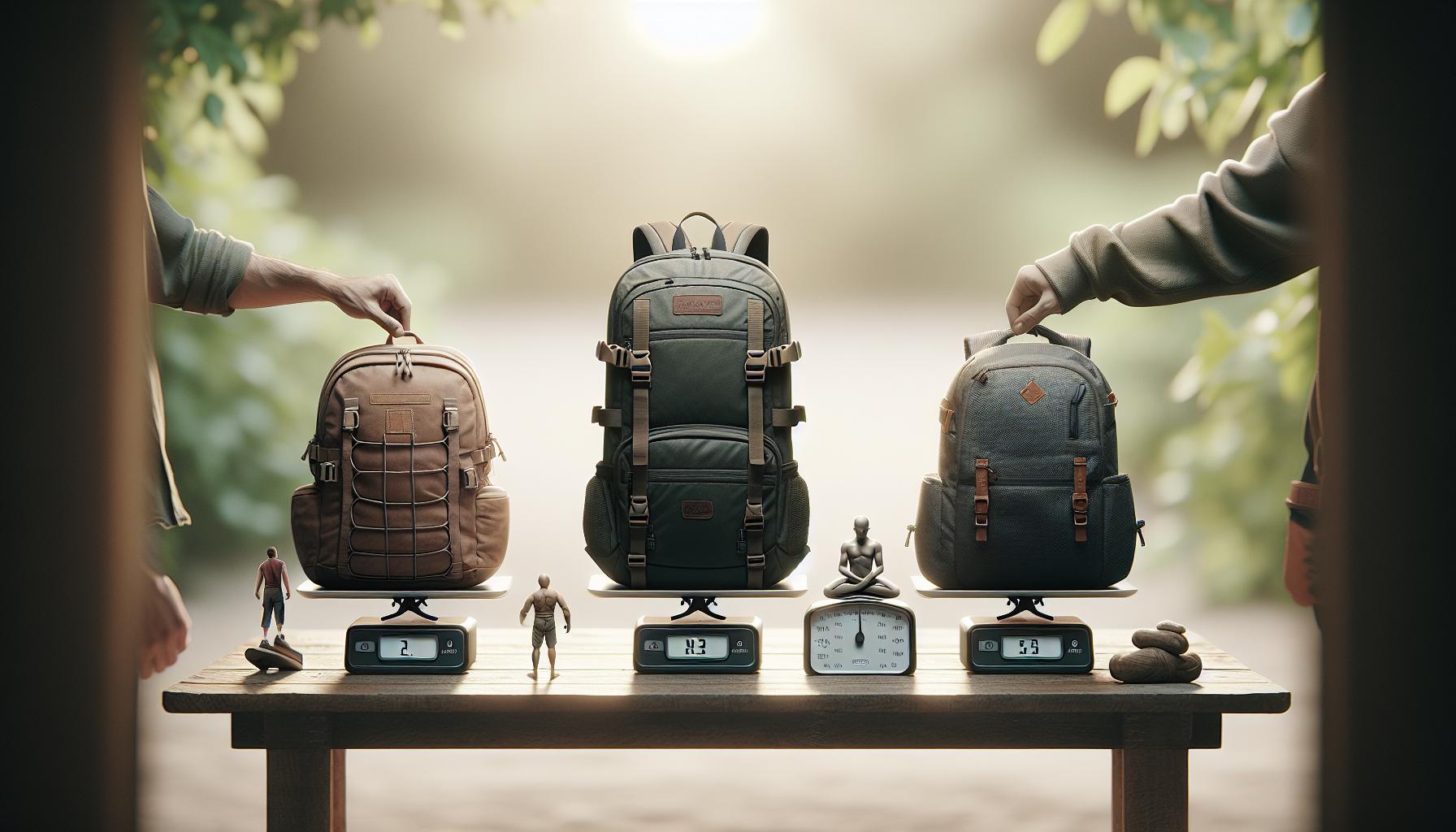 Comparative Weight of Popular Backpack Brands