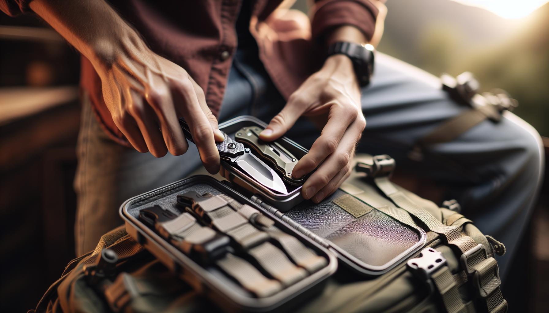 Tips for Safely Packing Your Pocket Knife