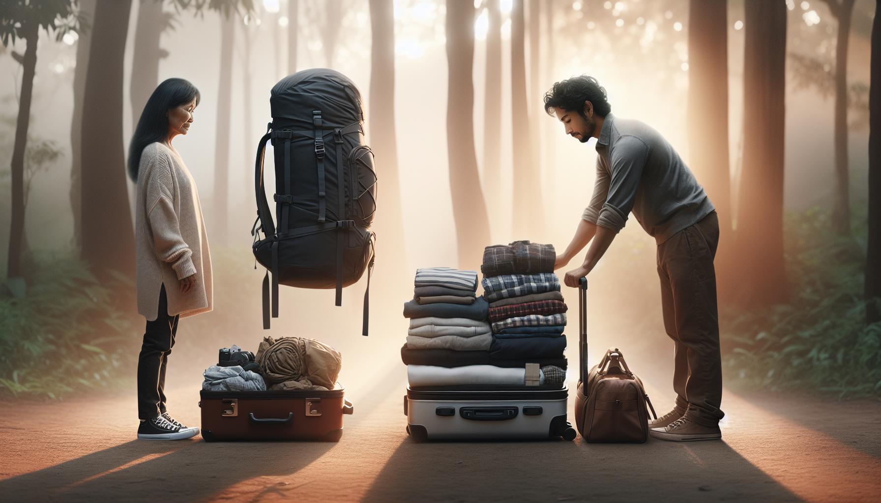 Backpack Method vs. Traditional Packing Methods