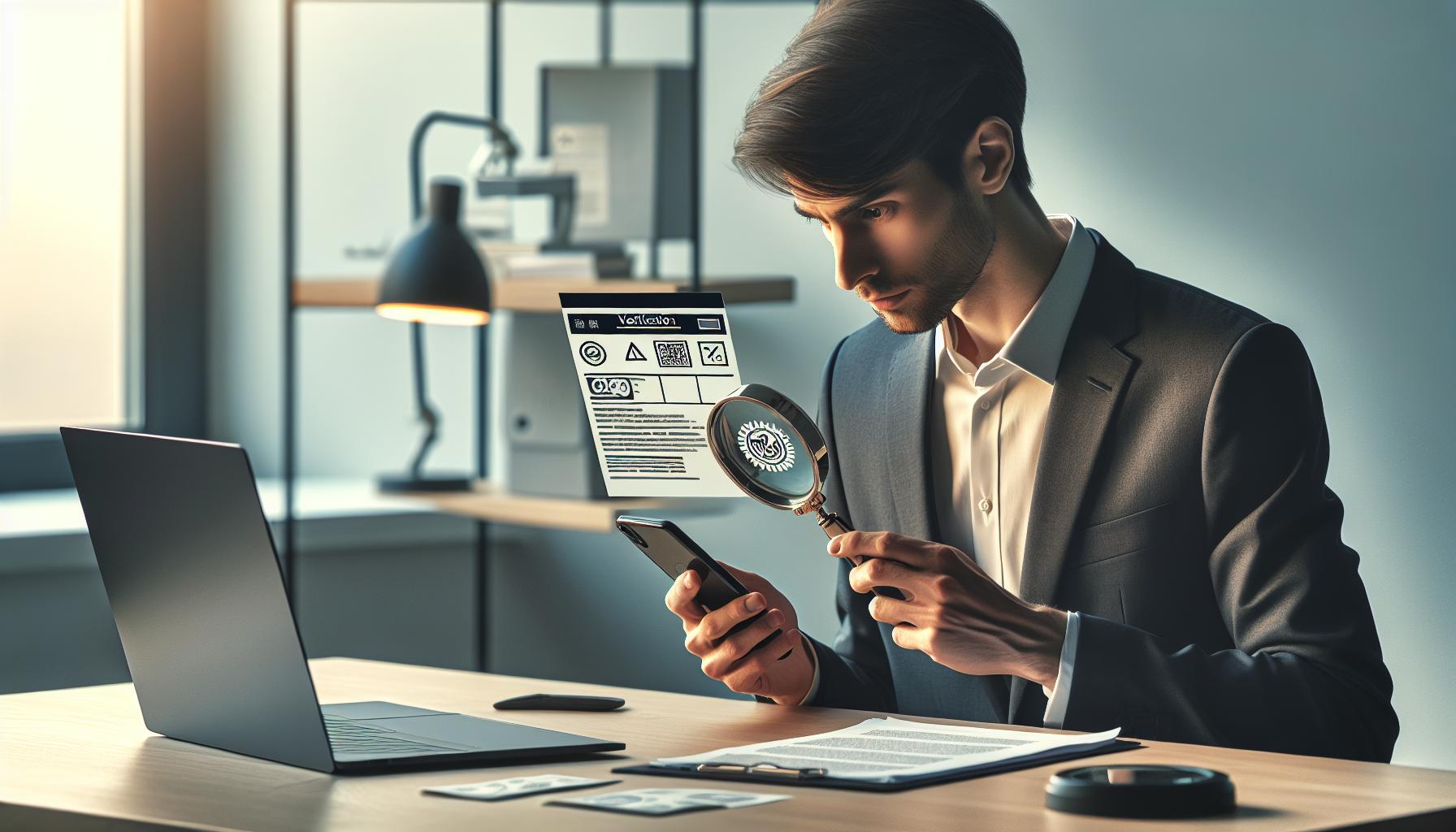 Verification: Checking Serial Numbers and Logos