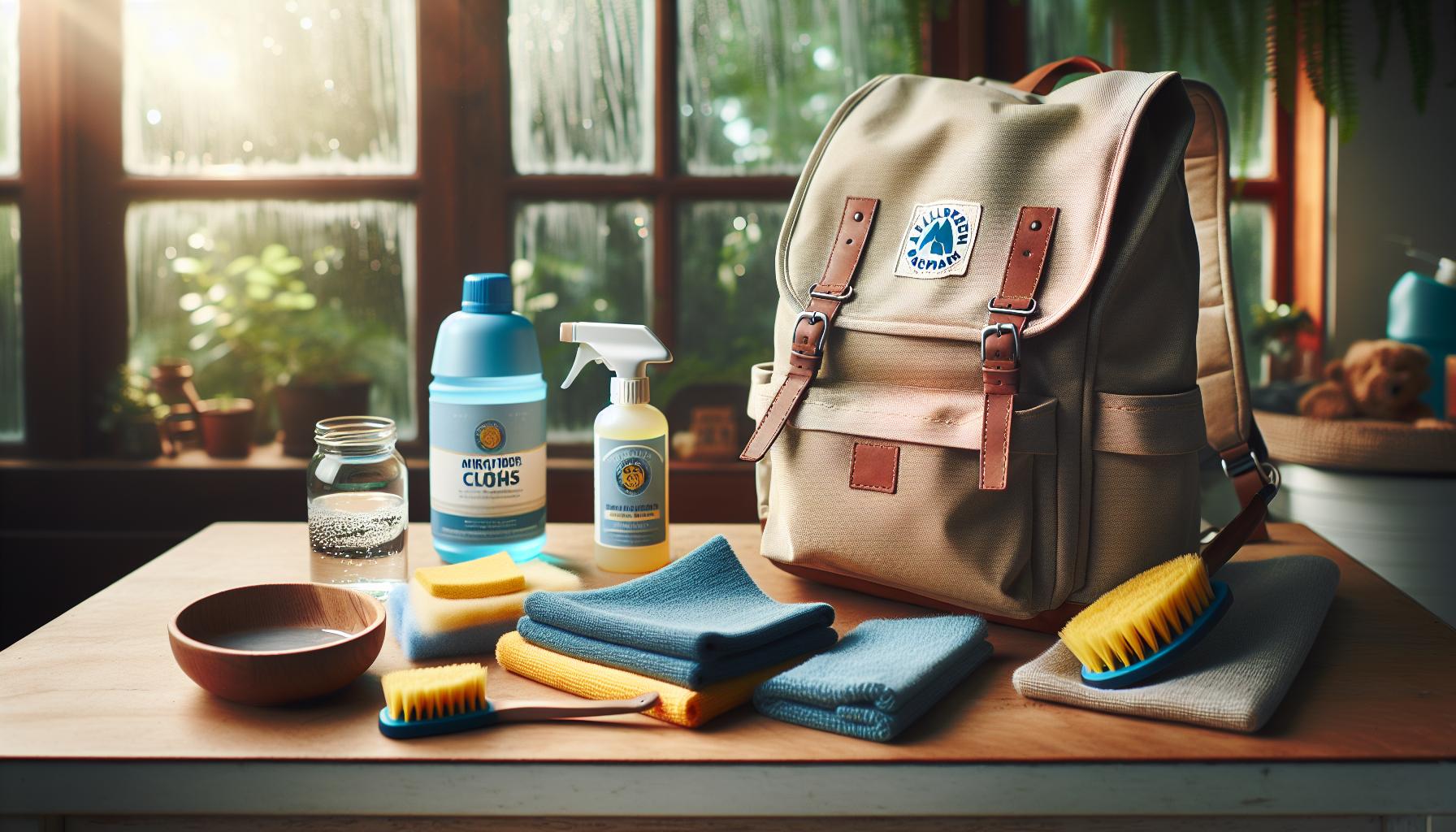 Essential Cleaning Supplies for Your Fjallraven Backpack