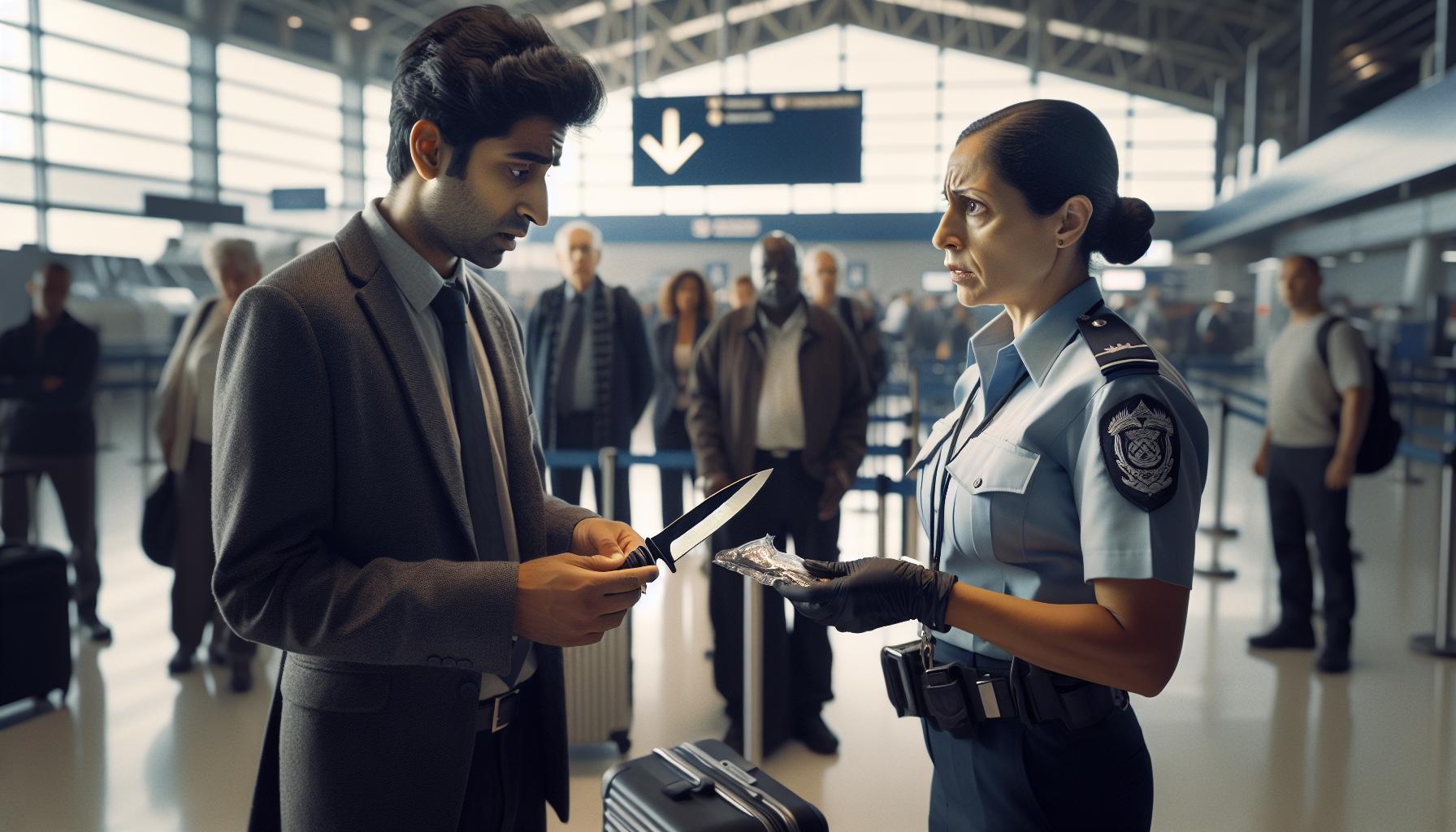 Consequences of Carrying a Knife on a Plane